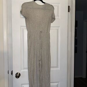H&M Gray Straight Leg Jumpsuit